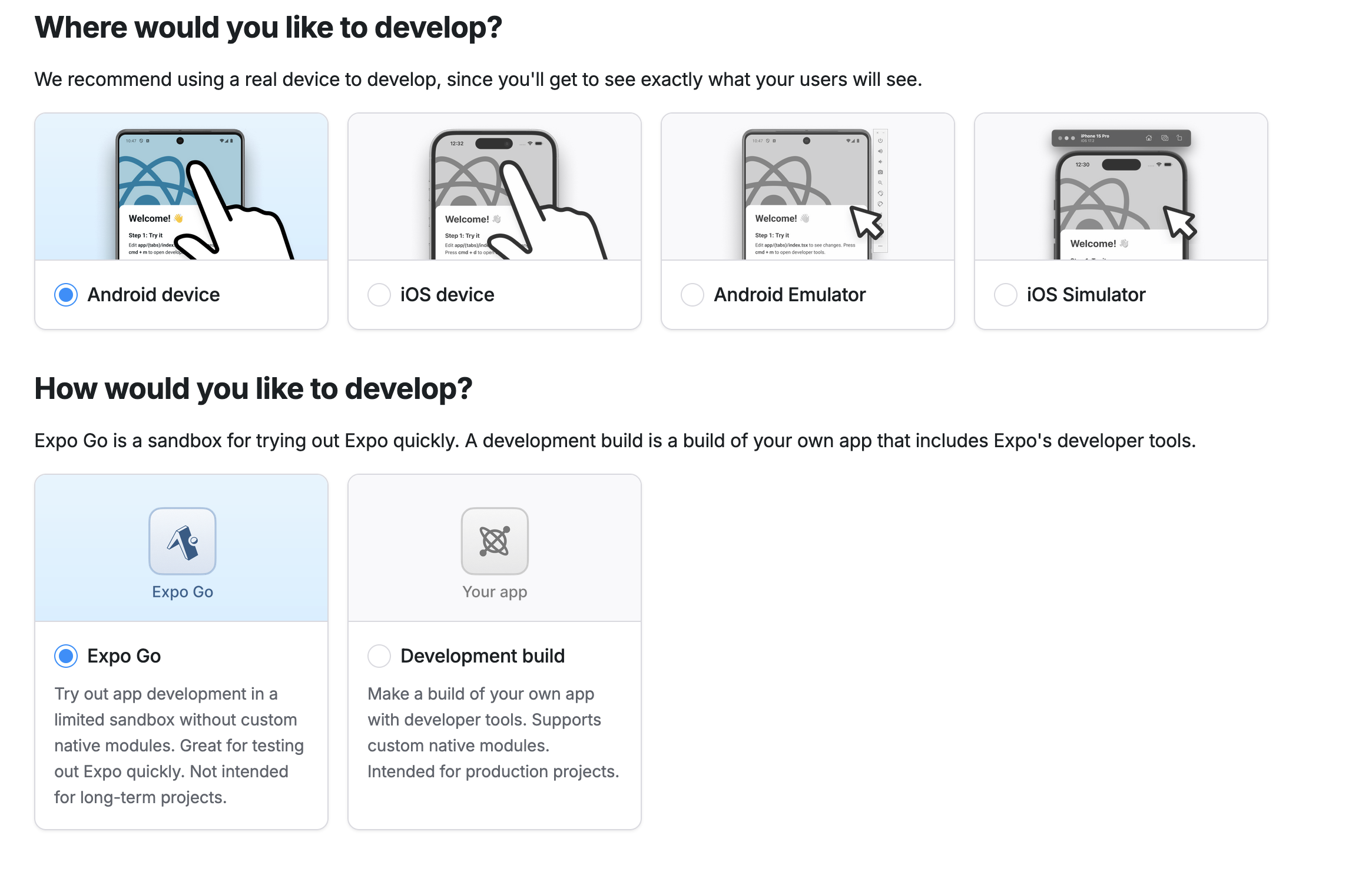 React Native Setup